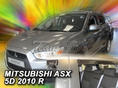 Deflektory na Mitsubishi ASX, 5-dverová (+zadné), r.v.: 2010 - (23365)