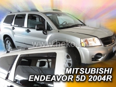 Deflektory na Mitsubishi Endeavor, 5-dverová (+zadné), r.v.: 2004 - (23363)