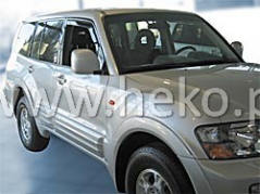 Deflektory na Mitsubishi Pajero Wagon, 5-dverová, r.v.: 2000 - (23324)