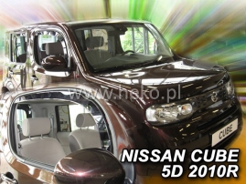 Deflektory na Nissan Cube, 5-dverová, r.v.: 2010 - (24280)