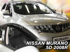 Deflektory na Nissan Murano Z51, 5-dverová, r.v.: 2008 - 2014 (24272)