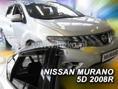 Deflektory na Nissan Murano Z51, 5-dverová (+zadné), r.v.: 2008 - 2014 (24273)