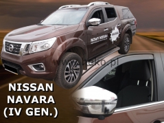 Deflektory na Nissan Navara IV, 4-dverová, r.v.: 2014 - (24292)