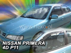 Deflektory na Nissan Primera P11, 4/5-dverová, r.v.: 1996 - 2002 (24222)