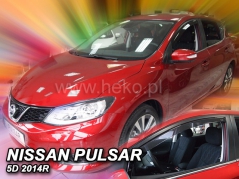 Deflektory na Nissan Pulsar, 5-dverová, r.v.: 2014 - (24289)