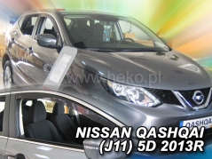 Deflektory na Nissan Qashqai II, 5-dverová, r.v.: 2014-2021 (24285)