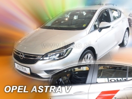 Deflektory na Opel Astra K hatchback, 5-dverová (+zadné), r.v.: 2015 - (25392)