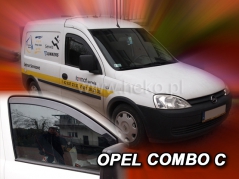 Deflektory na Opel Combo C, 2-dverová, r.v.: 2002 - 2011 (25350)