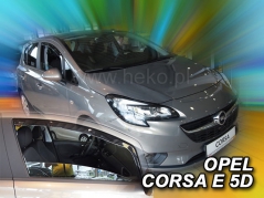 Deflektory na Opel Corsa E, 5-dverová, r.v.: 2014-2019 (25362)
