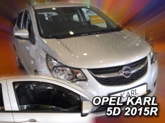 Deflektory na Opel Karl, 5-dverová, r.v.: 2015 - (25389)