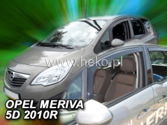Deflektory na Opel Meriva, 5-dverová, r.v.: 2010 - (25326)