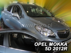 Deflektory na Opel Mokka, 5-dverová, r.v.: 2012-2019 (25386)