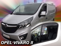 Deflektory na Opel Vivaro II, 2-dverová, r.v.: 2014-2019 (27189)