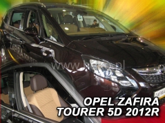 Deflektory na Opel Zafira C Tourer, 5-dverová, r.v.: 2012 - (25328)