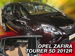 Deflektory na Opel Zafira C Tourer, 5-dverová (+zadné), r.v.: 2012 - (25329)