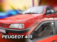 Deflektory na Peugeot 405 sedan, 4-dverová (26108)