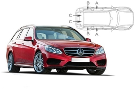 Slnečné clony na okná - MERCEDES-BENZ Serie E Combi (2009-2016) - Komplet sada (MB-E-E-B)