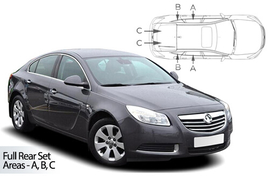 Slnečné clony na okná - OPEL Insignia hatchback (2008-2017) - Komplet sada (VAU-INSI-5-A)