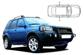 Slnečné clony na okná - LAND ROVER GROUP Freelander (1999-2007) - Len na bočné stahovacie sklá (LRO-FREE-5-A/18)