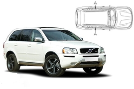 Slnečné clony na okná - VOLVO XC90 (2002-2014) - Len na bočné stahovacie sklá (VOL-XC90-5-A/18)