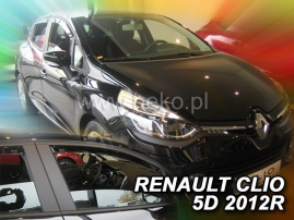 Deflektory na Renault Clio IV, 5-dverová, r.v.: 2012-2019 (27183)