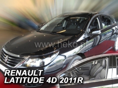 Deflektory na Renault Latitude, 4-dverová, r.v.: 2011 - (27181)