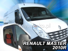 Deflektory na Renault Master, 2-dverová, r.v.: 2010 - (27108)