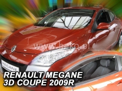 Deflektory na Renault Megane Coupe, 3-dverová, r.v.: 2009 - 2016 (27175)