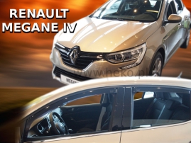 Deflektory na Renault Megane IV liftback, 5-dverová (+zadné), r.v.: 2016 - (27196)