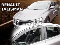 Deflektory na Renault Talisman, 4-dverová (+zadné), r.v.: 2016 - (27198)