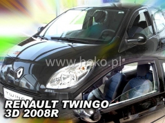 Deflektory na Renault Twingo, 3-dverová, r.v.: 2008 - (27169)