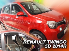 Deflektory na Renault Twingo, 5-dverová, r.v.: 2014 - (27190)