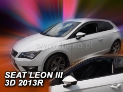 Deflektory na Seat Leon III, 3-dverová, r.v.: 2013-2020 (28255)