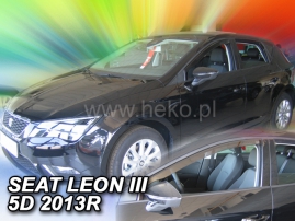 Deflektory na Seat Leon III, 5-dverová, r.v.: 2013-2020 (28238)