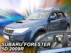 Deflektory na Subaru Forester III SH, 5-dverová, r.v.: 2008 - 2013 (28504)
