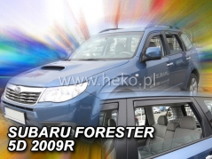 Deflektory na Subaru Forester III SH, 5-dverová (+zadné), r.v.: 2008 - 2013 (28505)