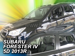 Deflektory na Subaru Forester IV SJ, 5-dverová (+zadné), r.v.: 2013-2018 (28518)