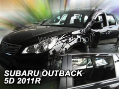 Deflektory na Subaru Outback, 5-dverová (+zadné), r.v.: 2009 - 2014 (28511)