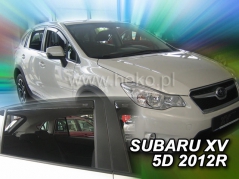 Deflektory na Subaru XV, 5-dverová, r.v.: 2012 - 2018 (28514)