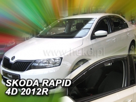 Deflektory na Škoda Rapid, 5-dverová, r.v.: 2012 - (28336)