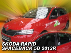 Deflektory na Škoda Rapid Spaceback, 5-dverová (+zadné), r.v.: 2012 - (28341)