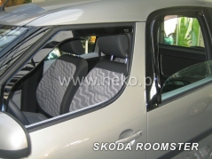 Deflektory na Škoda Roomster, 5-dverová (+zadné), r.v.: 2006 - (28320)