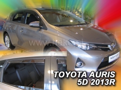 Deflektory na Toyota Auris II, 5-dverová (+zadné), r.v.: 2012 - (29629)