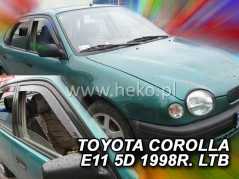 Deflektory na Toyota Corolla E11, 5-dverová, r.v.: 1997 - 2001 (29322)