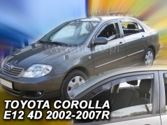 Deflektory na Toyota Corolla E12, 4/5-dverová, r.v.: 2002 - 2007 (29336)