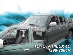 Deflektory na Toyota Hilux MK5, 4-dverová, r.v.: 1998 - 2005 (29391)