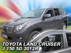 Deflektory na Toyota Land Cruiser J150 , 5-dverová, r.v.: 2009 - (29633)