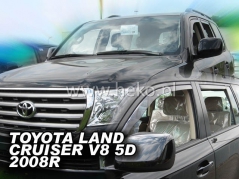 Deflektory na Toyota Land Cruiser J200 V8, 5-dverová, r.v.: 2008 - (29601)