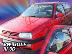 Deflektory na Volkswagen Golf III, 3-dverová, r.v.: 1991 - 1997 (31106)