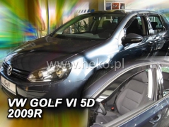 Deflektory na Volkswagen Golf VI hatchback, 5-dverová, r.v.: 2008 - 2012 (31175)